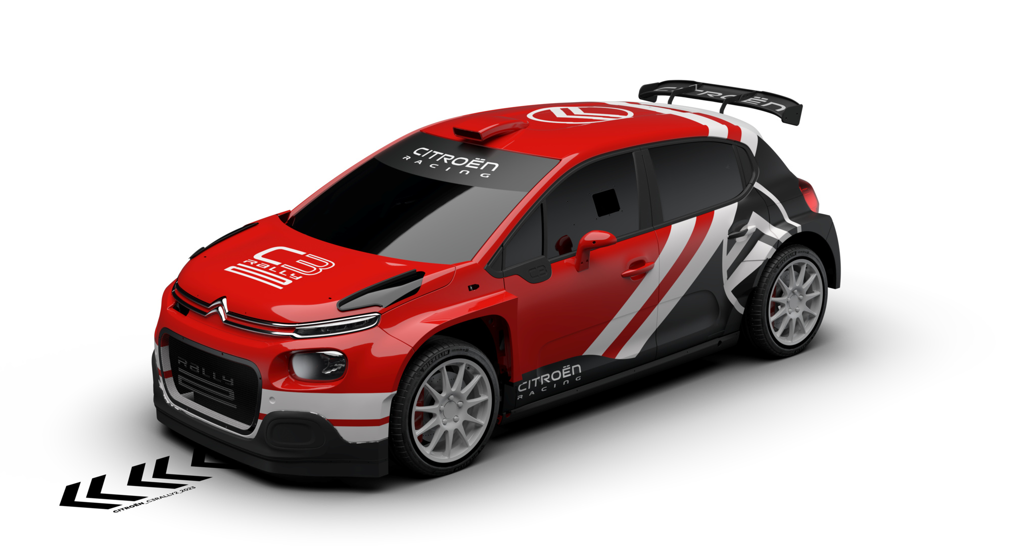 Η Citroën Racing αποκαλύπτει τη νέα τολμηρή εμφάνιση του C3 Rally2 για την σεζόν 2024